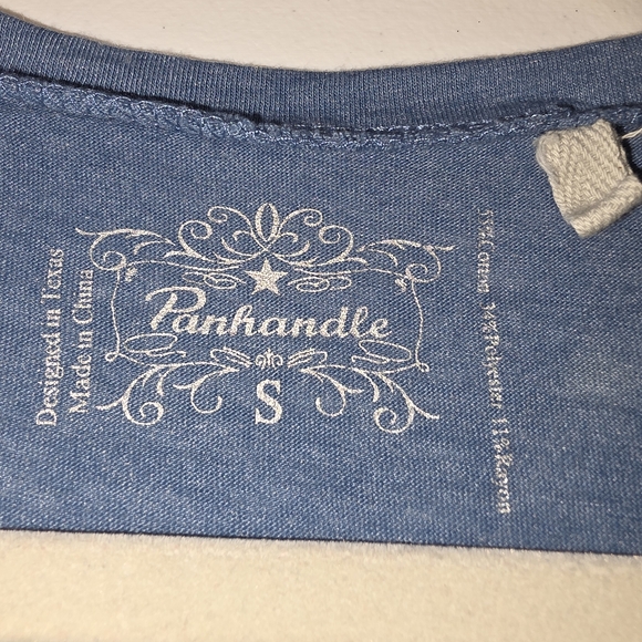 Panhandle " Cross Roads Roadhouse" Western Graphic Tee -Kick Up Your Boots Small - Picture 3 of 6